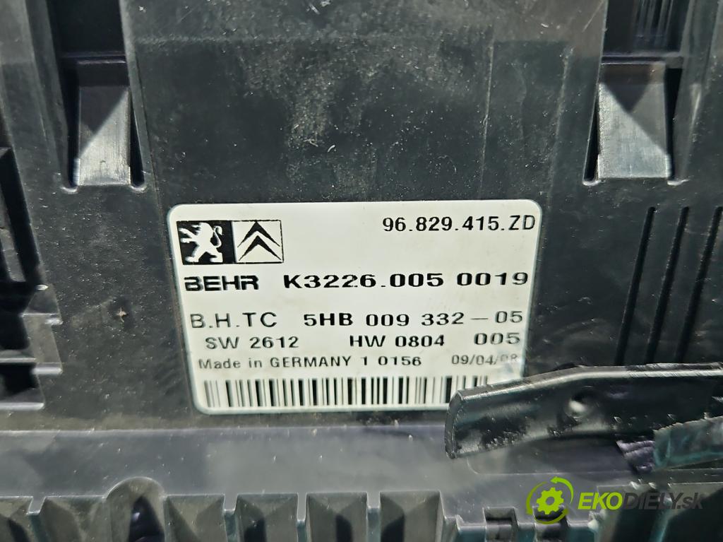 Citroen C5 II 2008-2017 2.0 hdi 136 HP manual 100 kW 1997 cm3 4- panel kúrenia 5HB009332