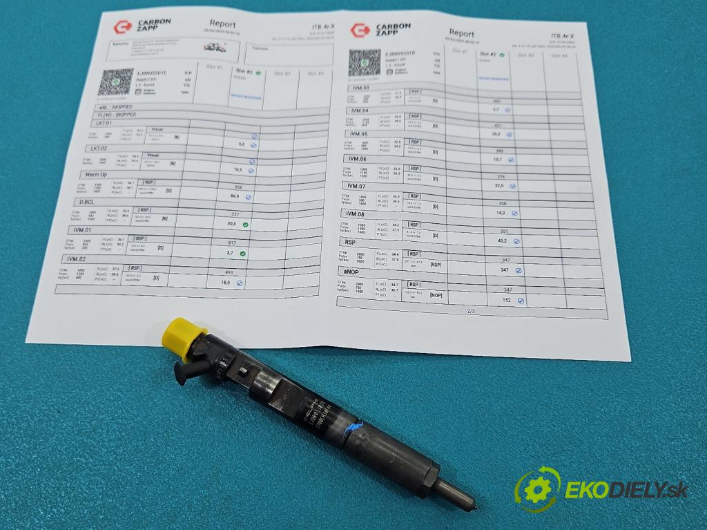 Renault Thalia I 1998-2009 1.5 dci 68 HP manual 50 kW 1461 cm3 4- vstrek EJBR05101D (Vstrekovač paliva)