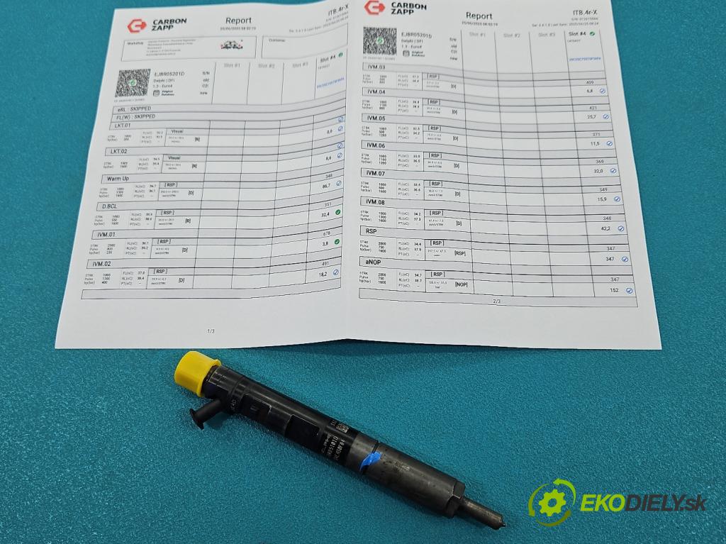 Renault Thalia I 1998-2009 1.5 dci 68 HP manual 50 kW 1461 cm3 4- vstrek EJBR05101D (Vstrekovač paliva)