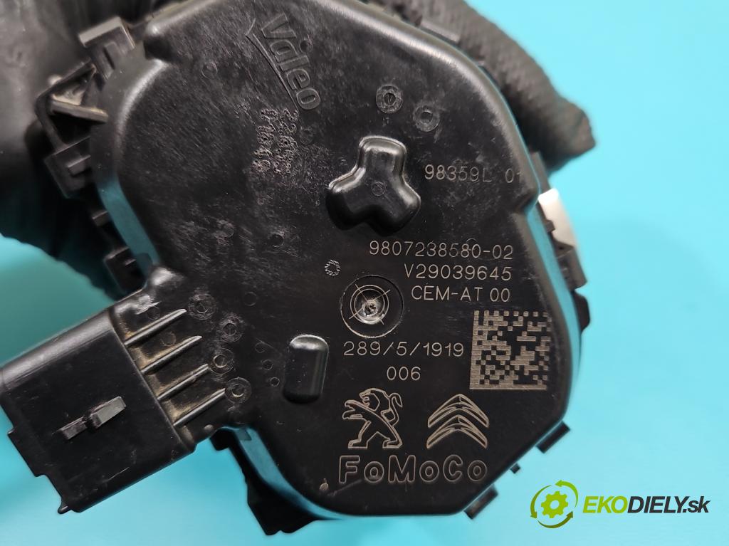 Citroen C4 II 2010-2017 1.6 hdi 120 HP automatic 88 kW 1560 cm3 5- klapka 9807238580 (Škrtiaca klapka)