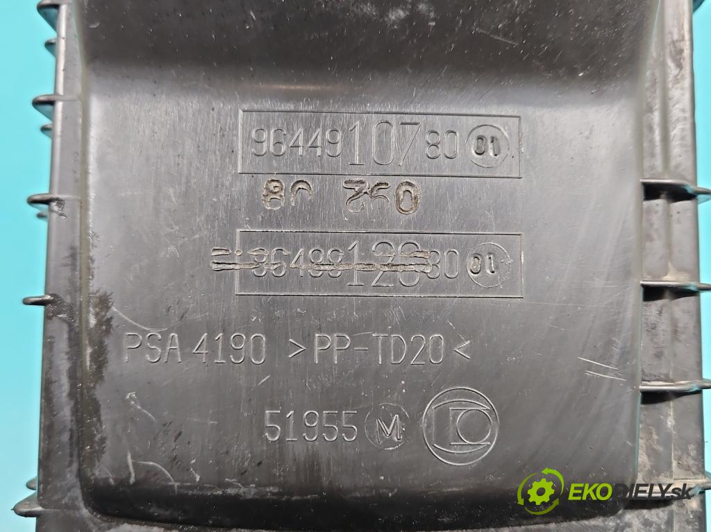 Citroen C5 II 2008-2017 2.0 hdi 136 HP manual 100 kW 1997 cm3 4- obal filtra vzduchu 9644910780 (Obal vzduchového filtra)