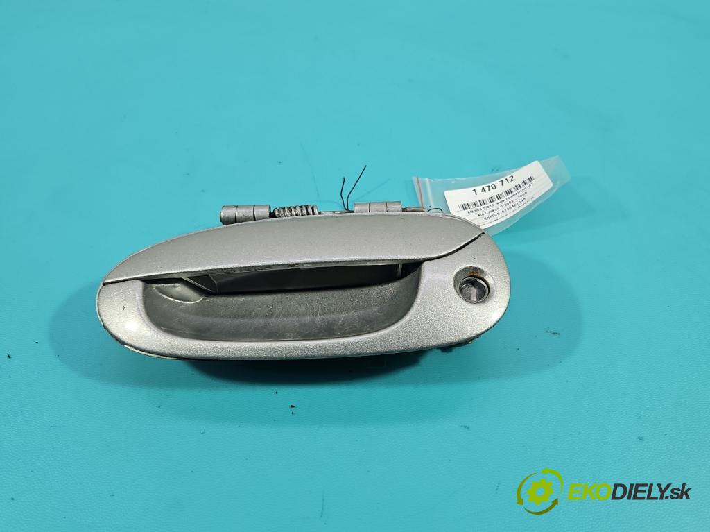 Kia Carens II 2002-2006 1.6 16V 105 HP manual 77 kW 1594 cm3 5- rukoväť predné ľavé mimo:  (Kľučka dverí vonkajšia predná ľavá)