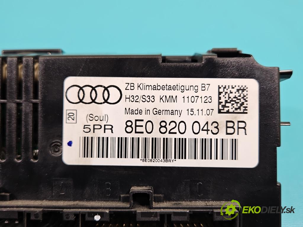 Audi A4 B7 2004-2008 2.0 tdi 170 HP manual 125 kW 1968 cm3 5- panel kúrenia 8E0820043BR