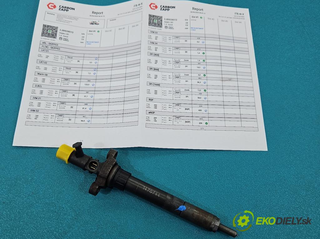 Citroen C5 II 2008-2017 2.0 hdi 136 HP manual 100 kW 1997 cm3 4- vstrek EJBR03801D (Vstrekovač paliva)