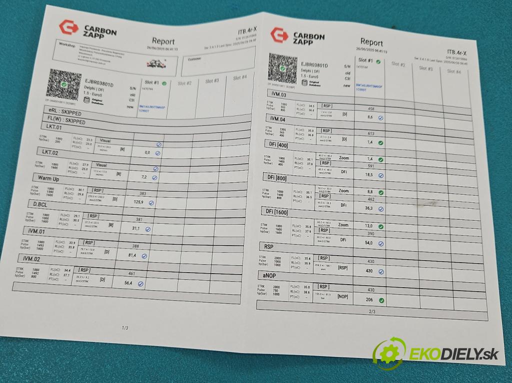 Citroen C5 II 2008-2017 2.0 hdi 136 HP manual 100 kW 1997 cm3 4- vstrek EJBR03801D (Vstrekovač paliva)