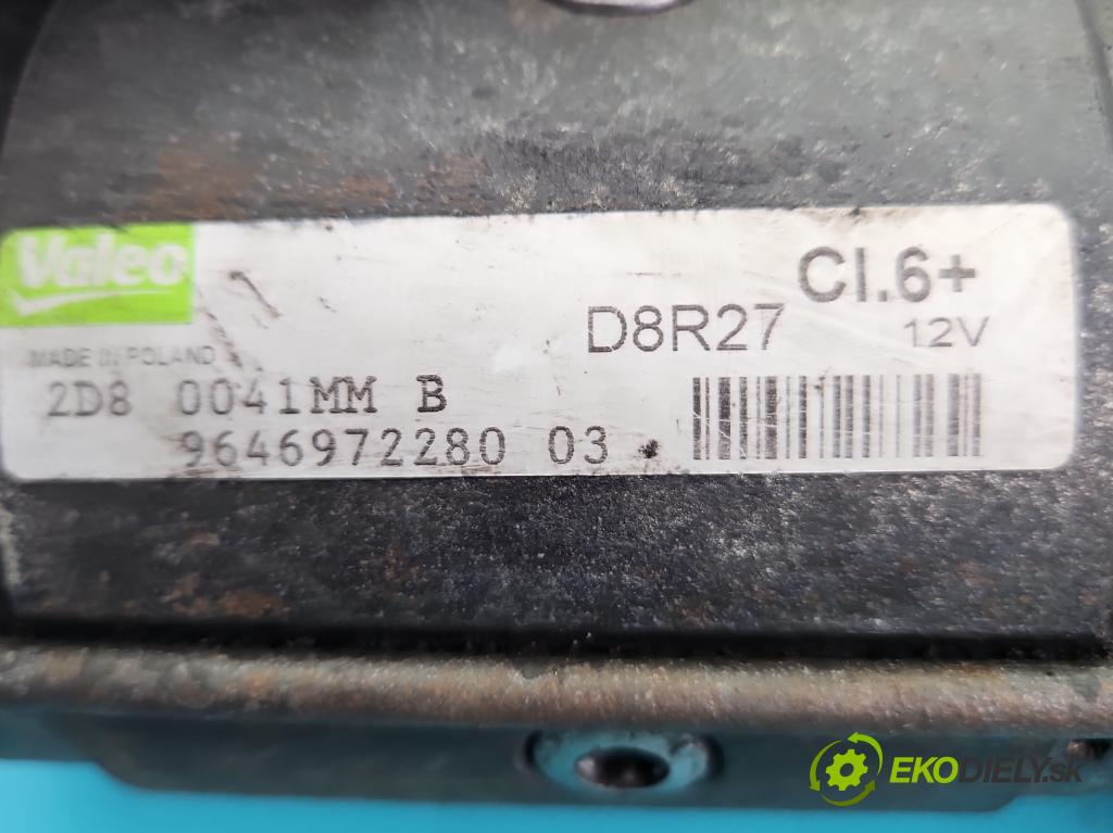Citroen C5 II 2008-2017 2.0 hdi 136 HP manual 100 kW 1997 cm3 4- štartér 9646972280 (Štartér)