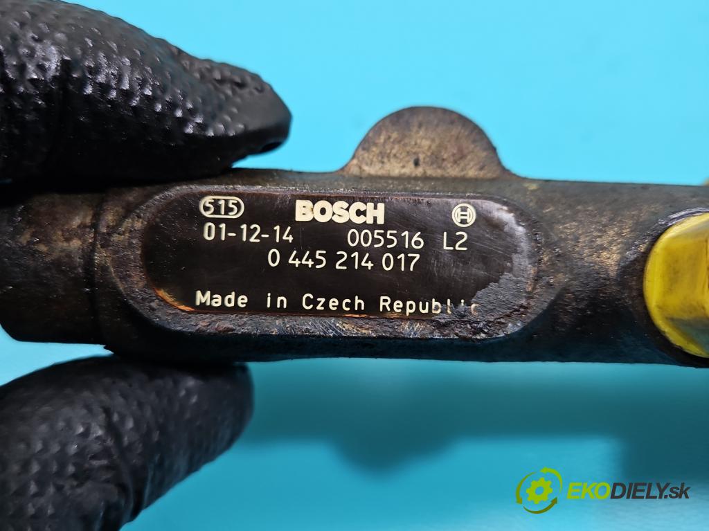 Peugeot 807 2002-2014 2.2 hdi 128 HP manual 94 kW 2179 cm3 5- lišta vstrekovacia 0445214017 (Vstrekovacia lišta)