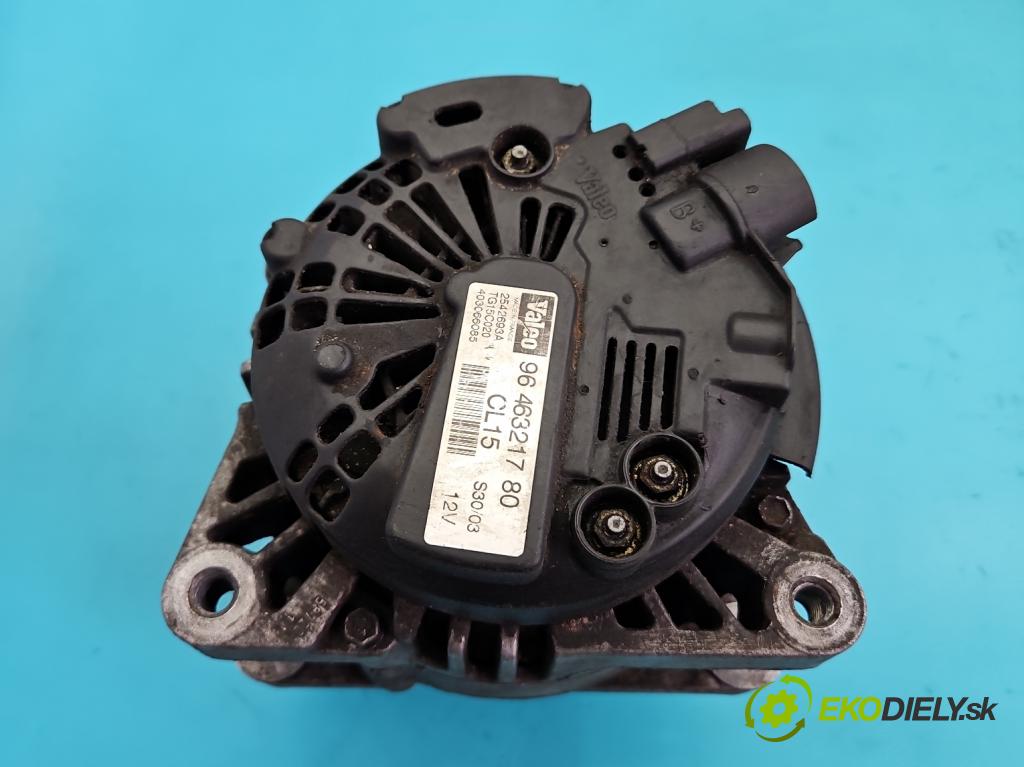 Peugeot 807 2002-2014 2.2 hdi 128 HP manual 94 kW 2179 cm3 5- Alternator 9646321780 (Alternátor)