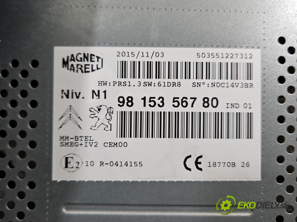 Citroen C4 II 2010-2017 1.6 hdi 120 HP automatic 88 kW 1560 cm3 5- Radio originál 9815356780