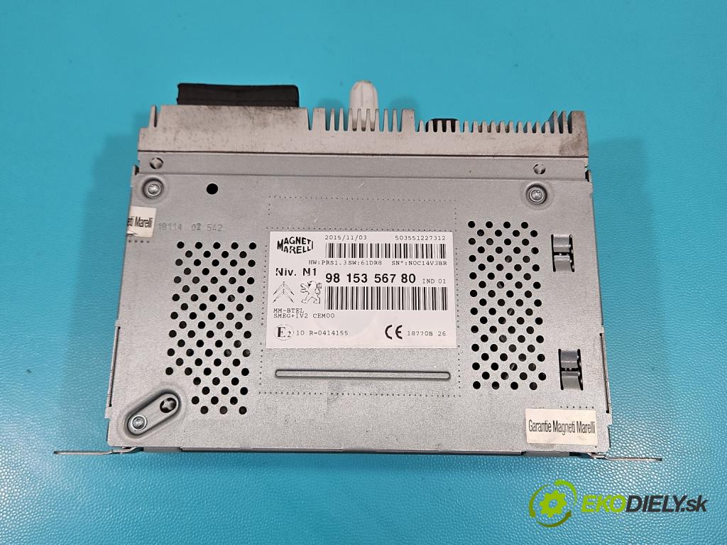 Citroen C4 II 2010-2017 1.6 hdi 120 HP automatic 88 kW 1560 cm3 5- Radio originál 9815356780