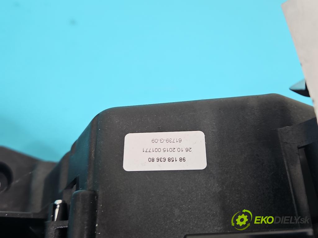 Citroen C4 II 2010-2017 1.6 hdi 120 HP automatic 88 kW 1560 cm3 5- Páka: Změny: stupeň,rýchlosť 9815863680 (Rýchlostná páka (kulisa))