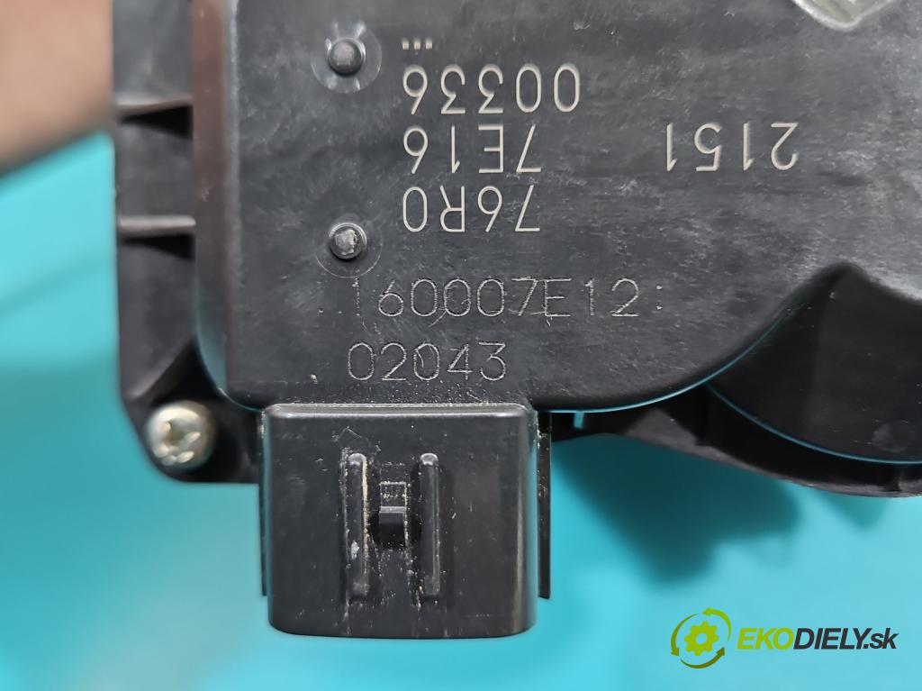 Suzuki Vitara II 2015- 1.4 T 129 HP automatic 95 kW 1373 cm3 5- klapka 76R0 (Škrtiaca klapka)