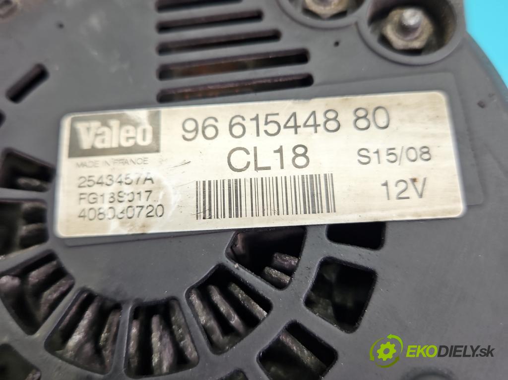 Citroen C5 II 2008-2017 2.0 hdi 136 HP manual 100 kW 1997 cm3 4- Alternator 9661544880 (Alternátor)