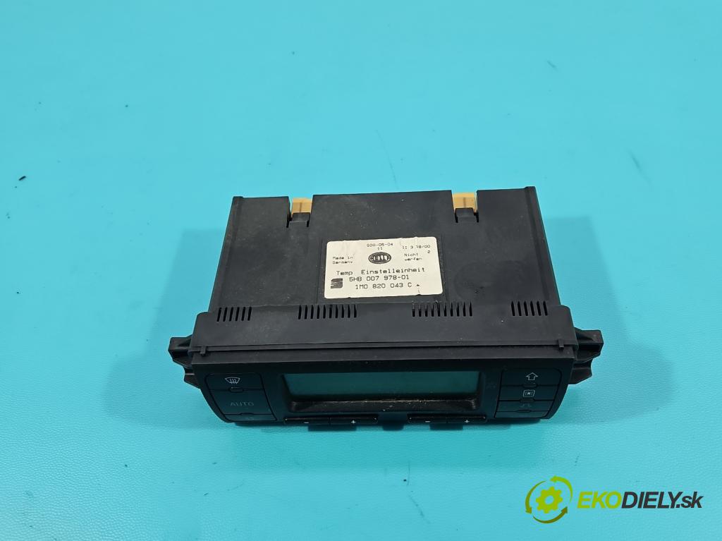 Seat Leon I 1999-2005 1.6 SR 101 HP manual 74 kW 1595 cm3 5- panel kúrenia 1M0820043C