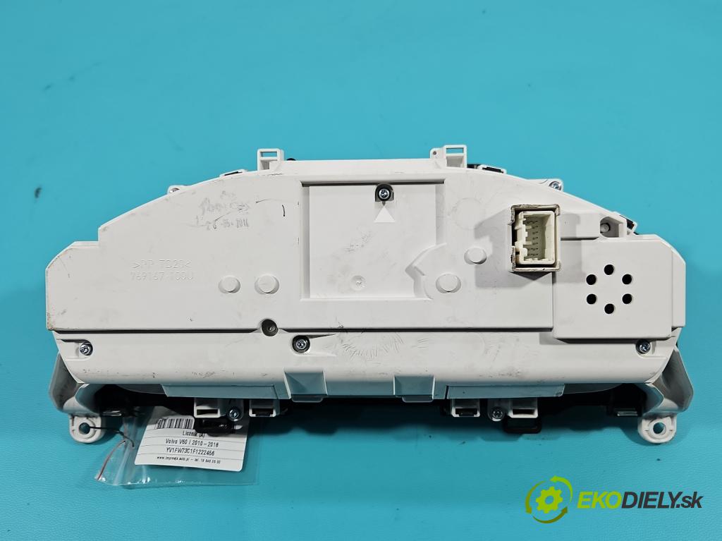 Volvo V60 I 2010-2018 2.0 D4 181KM manual 133 kW 1969 cm3 5- prístrojovka/ budíky 31412865 (Prístrojová doska)