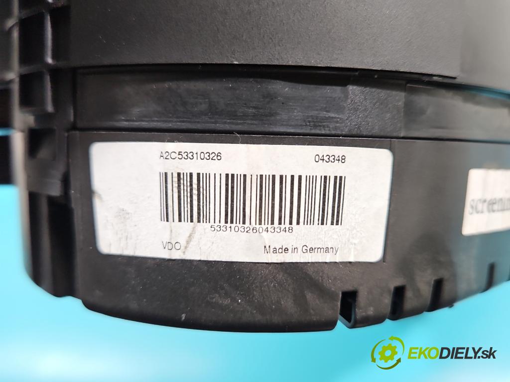 Vw Golf VI 2008-2013 1.4 TSI 122 HP manual 90 kW 1390 cm3 5- prístrojovka/ budíky 5K0920870B (Prístrojová doska)