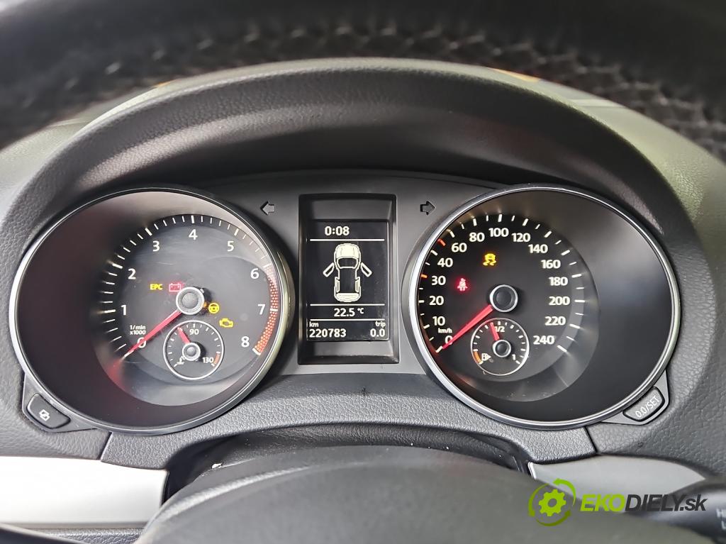 Vw Golf VI 2008-2013 1.4 TSI 122 HP manual 90 kW 1390 cm3 5- prístrojovka/ budíky 5K0920870B (Prístrojová doska)