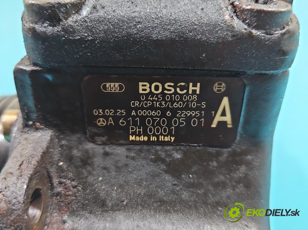 Mercedes A W168 1997-2004 1.7 cdi 95 HP manual 70 kW 1689 cm3 5- čerpadlo vstrekovacia 0445010008 (Vstrekovacie čerpadlo)