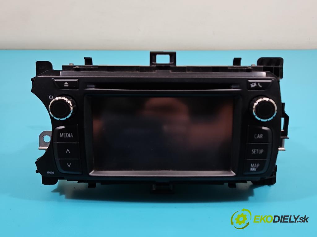 Toyota Yaris III 2011-2020 1.3 vvti 99 HP manual 73 kW 1329 cm3 5- Radio originál 86140-0D010