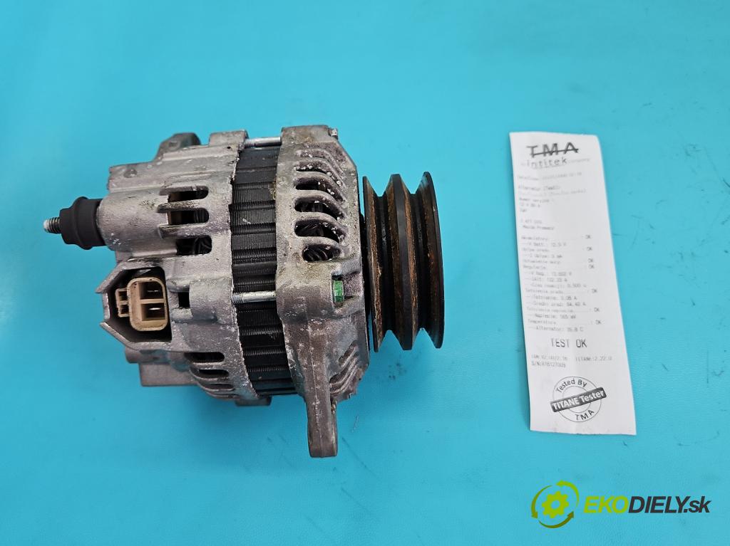 Mazda Premacy 2.0 ditd 101 HP manual 74 kW 1998 cm3 5- Alternator  (Alternátor)