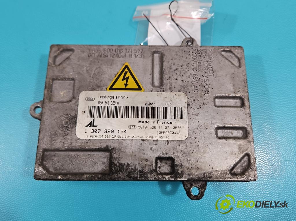 Audi A4 B7 2004-2008 2.0 tdi 170 HP manual 125 kW 1968 cm3 5- střídač: xenon 8E0941329A (Riadiaca jednotka xenónu)