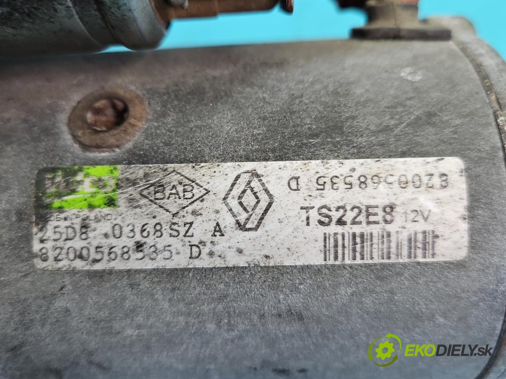 Renault Espace IV 2003-2014 2.0 dci 173KM automatic 127 kW 1995 cm3 5- štartér 8200568535 (Štartér)