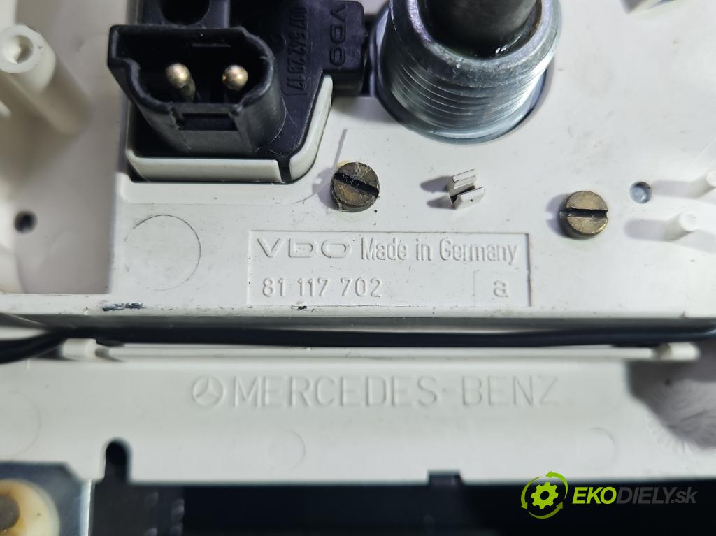 Mercedes 124 2.3 132  HP automatic 97 kW 2298 cm3 4- prístrojovka/ budíky 1245435024 (Prístrojová doska)