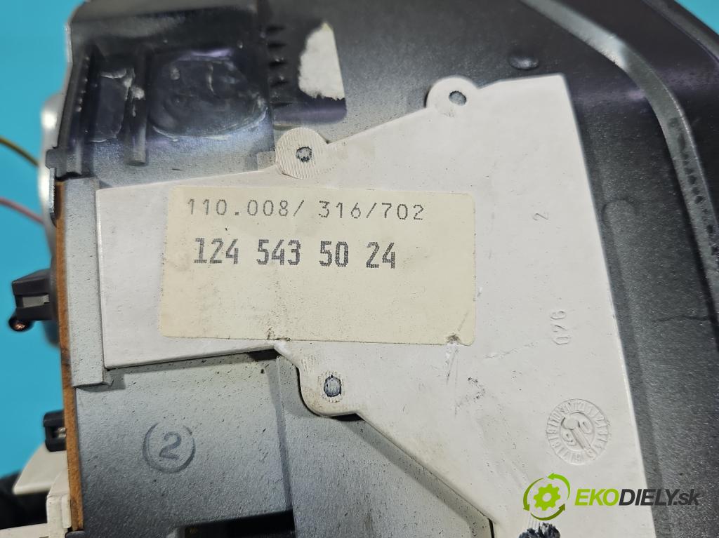 Mercedes 124 2.3 132  HP automatic 97 kW 2298 cm3 4- prístrojovka/ budíky 1245435024 (Prístrojová doska)