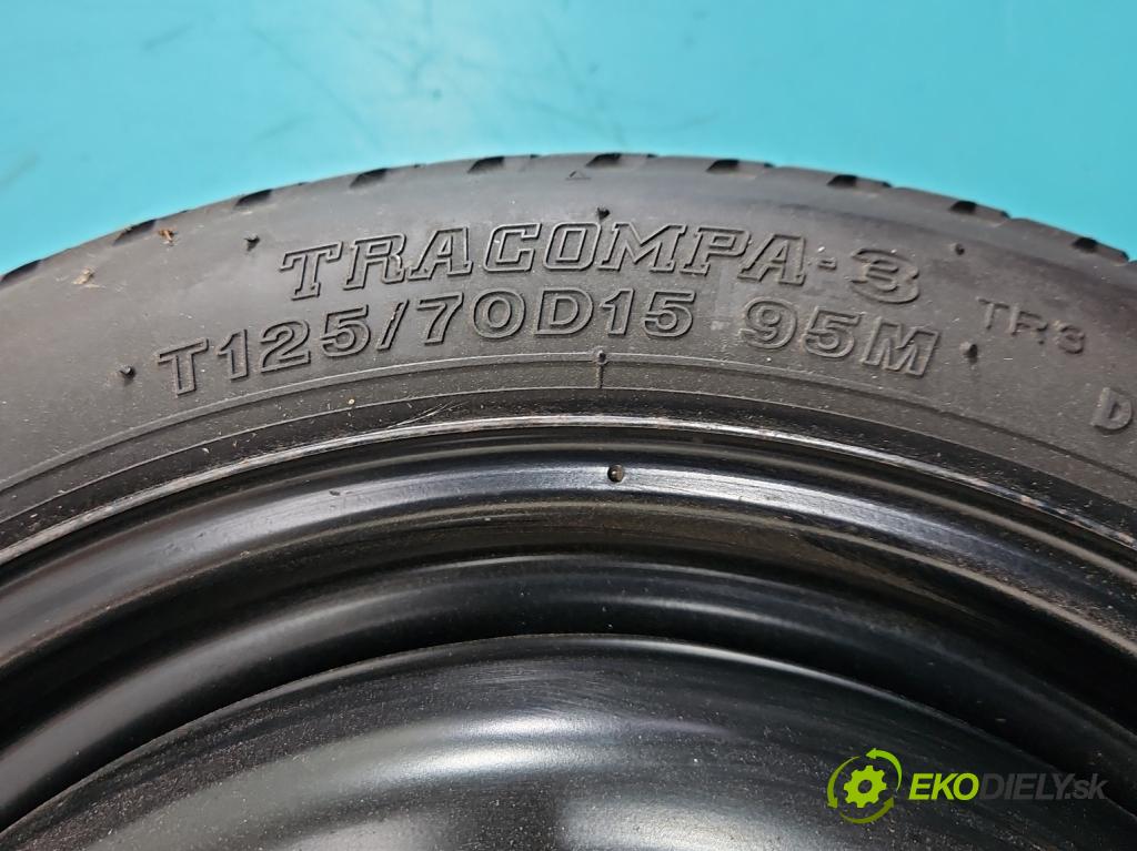 Toyota Yaris II 2005-2011 1.4 D4D 90 HP manual 66 kW 1364 cm3 5- koleso rezervne 15