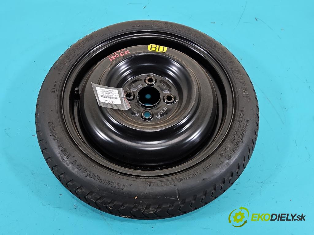 Toyota Yaris II 2005-2011 1.4 D4D 90 HP manual 66 kW 1364 cm3 5- koleso rezervne 15