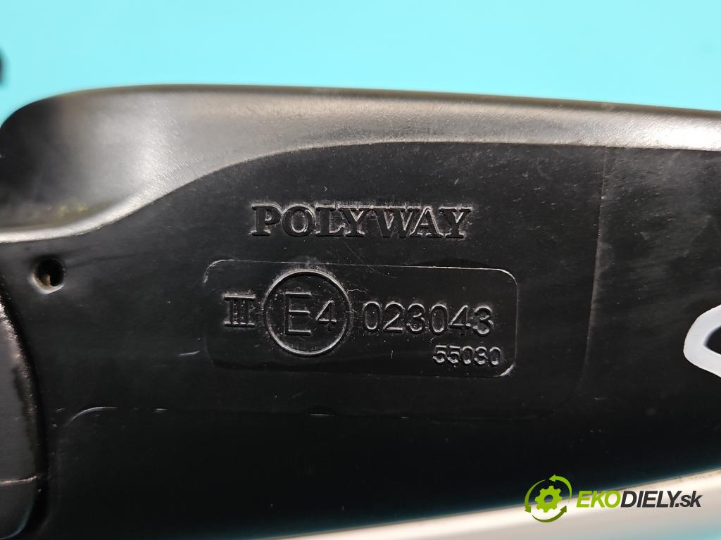 Toyota Yaris II 2005-2011 1.4 D4D 90 HP manual 66 kW 1364 cm3 5- zrkadlo pravé  (Kľučka dverí ostatné)