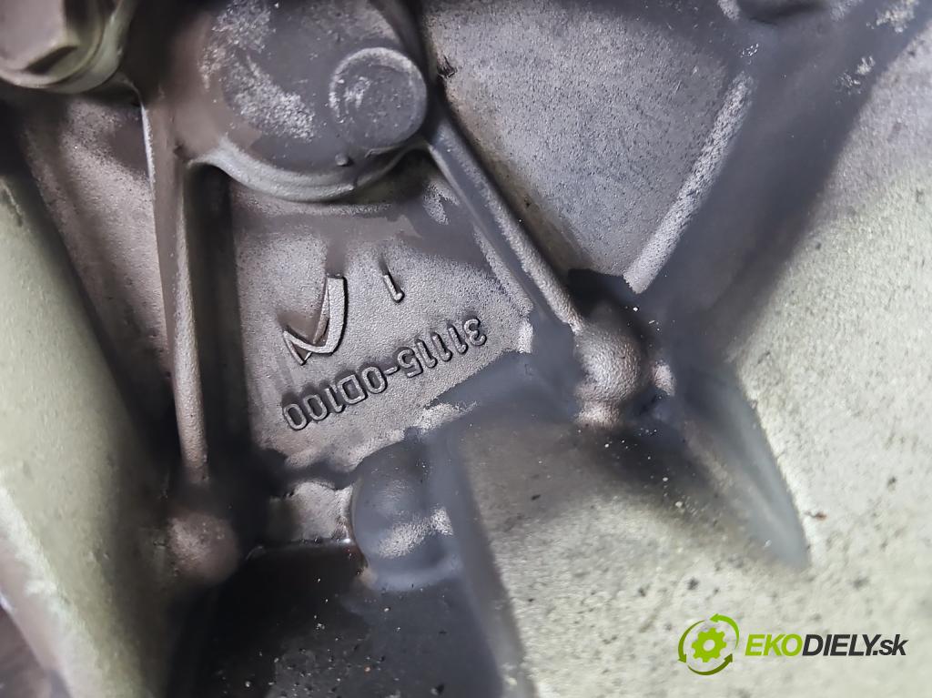 Toyota Yaris II 2005-2011 1.4 D4D 90 HP manual 66 kW 1364 cm3 5- prevodovka stupeň,rýchlosť manual 31115-0D100