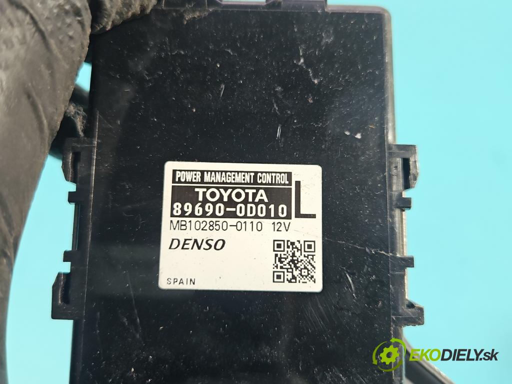 Toyota Yaris II 2005-2011 1.4 D4D 90 HP manual 66 kW 1364 cm3 5- riadiaca jednotka motora 0281017134