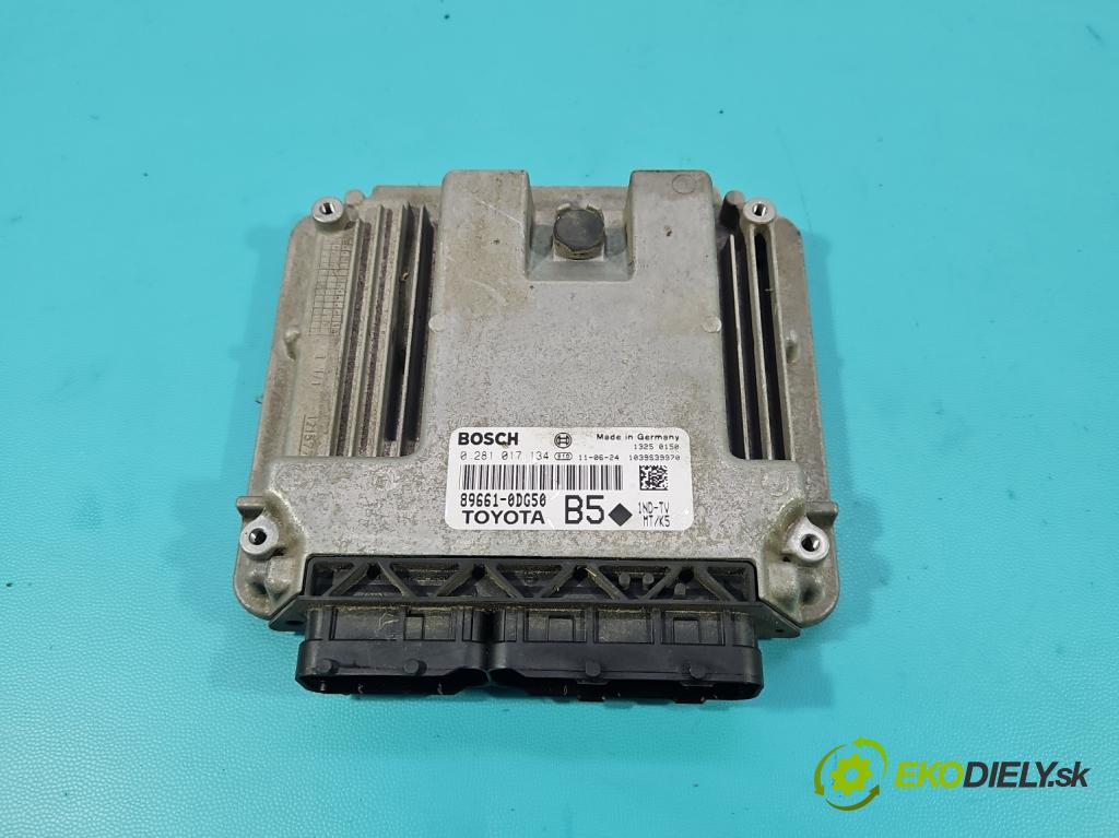 Toyota Yaris II 2005-2011 1.4 D4D 90 HP manual 66 kW 1364 cm3 5- riadiaca jednotka motora 0281017134