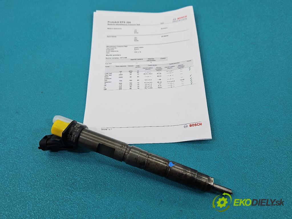 Toyota Yaris II 2005-2011 1.4 D4D 90 HP manual 66 kW 1364 cm3 5- vstrek 0445116054 (Vstrekovač paliva)