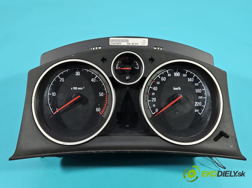 Opel Astra III 2004-2014 1.7 cdti 101 HP manual 74 kW 1686 cm3 5- prístrojovka/ budíky 13142790TF (Prístrojová doska)