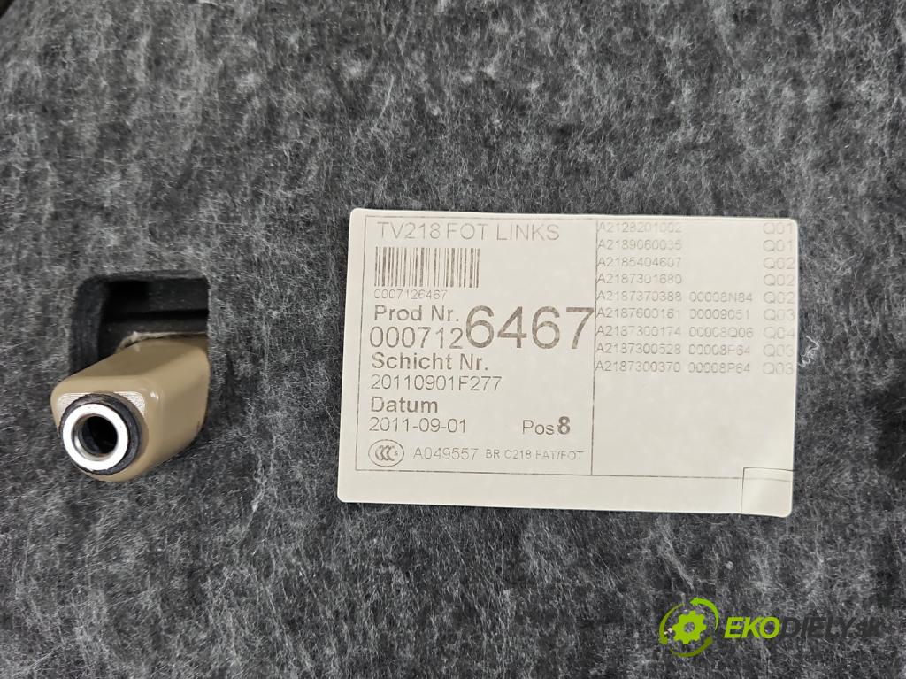 Mercedes CLS II C218 2010-2018 4.7 V8 (278922) 408KM automatic 300 kW 4663 cm3 4- Tapacír: dveře zadní levé