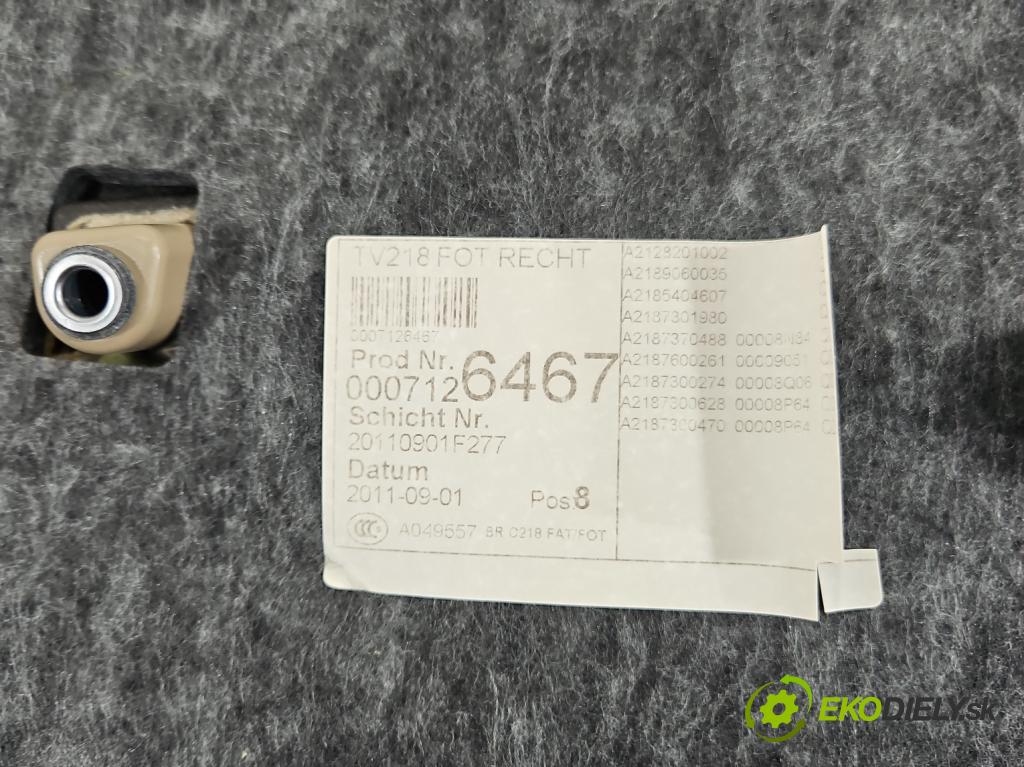 Mercedes CLS II C218 2010-2018 4.7 V8 (278922) 408KM automatic 300 kW 4663 cm3 4- Tapacír: dveře zadní pravé