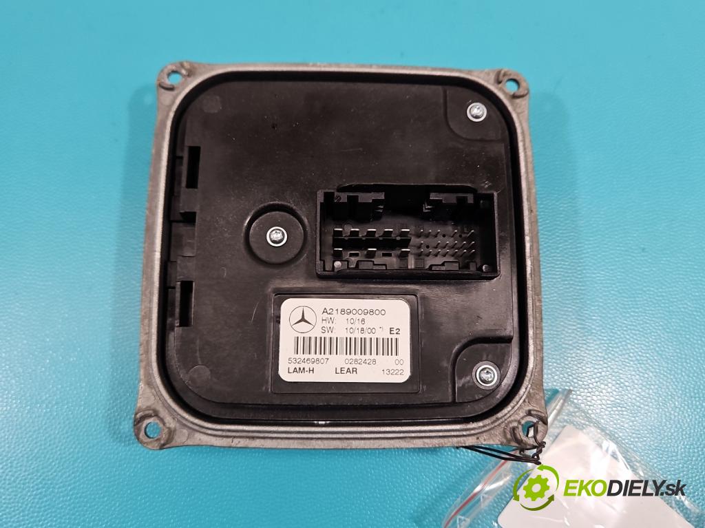 Mercedes CLS II C218 2010-2018 4.7 V8 408KM automatic 300 kW 4663 cm3 4- střídač: xenon A2189009800 (Riadiaca jednotka xenónu)