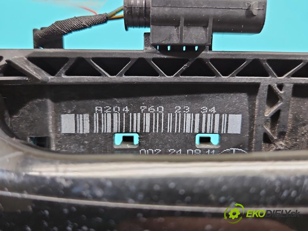 Mercedes CLS II C218 2010-2018 4.7 V8 408KM automatic 300 kW 4663 cm3 4- rukoväť predné ľavé mimo: A2047602334 (Kľučka dverí vonkajšia predná ľavá)