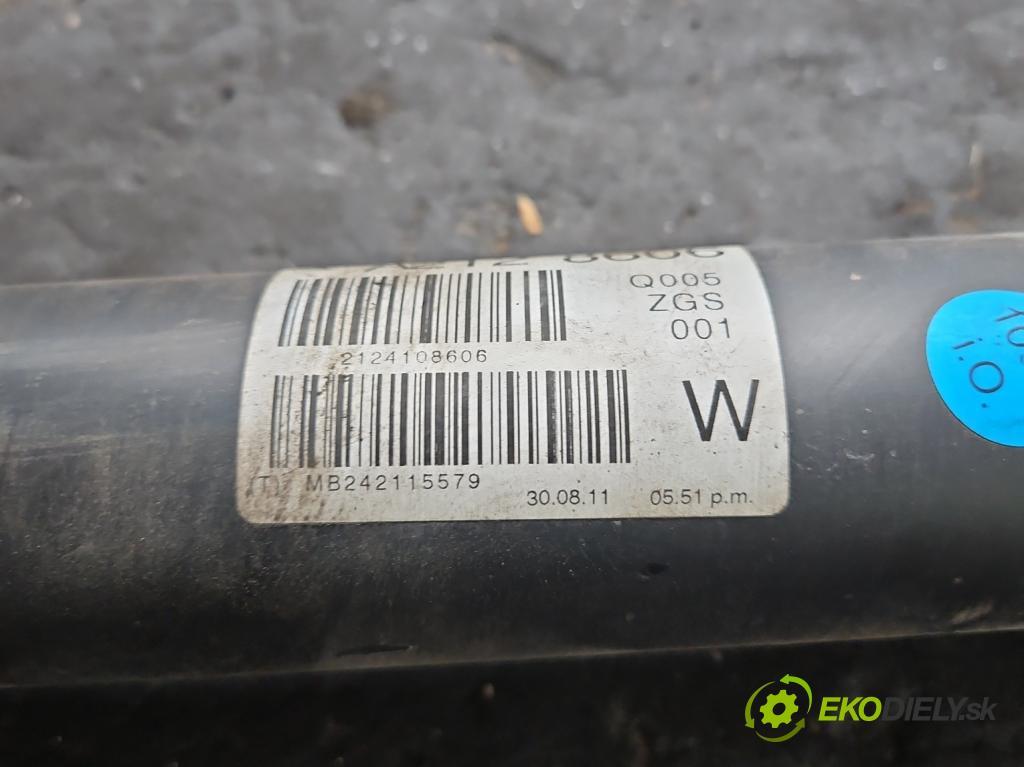 Mercedes CLS II C218 2010-2018 4.7 V8 (278922) 408KM automatic 300 kW 4663 cm3 4- Hřídel: zadné A2128606 (Kardaňový hriadeľ)