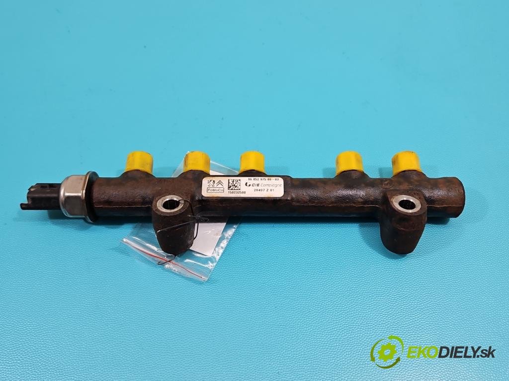 Ford Transit Courier  2014-2023 1.5 tdci 75 HP manual 55 kW 1499 cm3 5- lišta vstrekovacia 9685297580 (Vstrekovacia lišta)