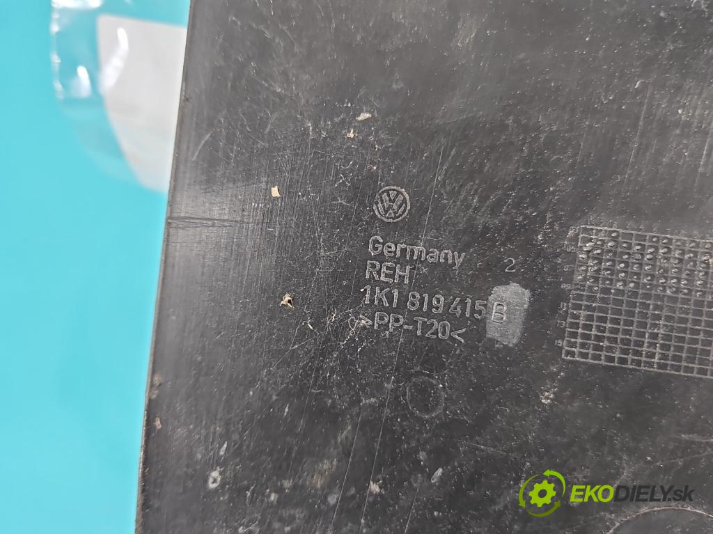 Vw Golf VI 2008-2013 1.4 TSI 122 HP manual 90 kW 1390 cm3 5- torpédo 1K1819415B (Torpédo (plast pod čelným sklom))