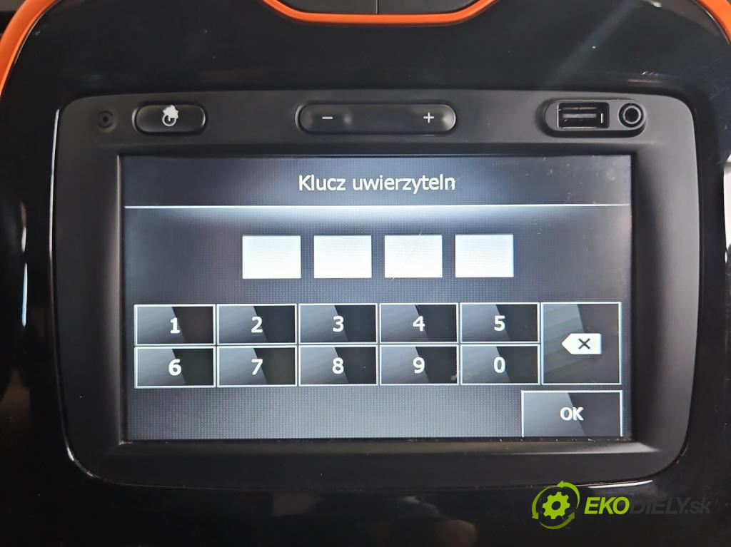 Renault Captur I 2013-2019 0.9 Tce 90 HP manual 66 kW 898 cm3 5- Radio originál 281150198R
