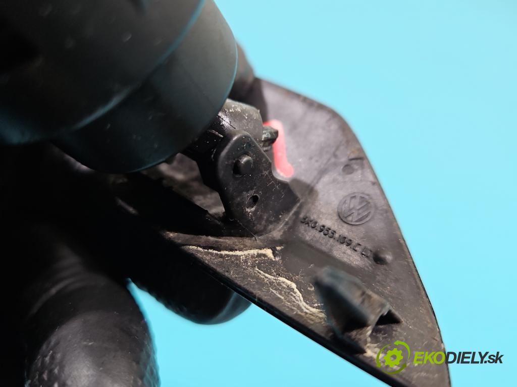 Vw Golf VI 2008-2013 1.4 TSI 122 HP manual 90 kW 1390 cm3 5- ostrekovač reflektor: ľavý 5K0955978A (Motorček ostrekovačov)