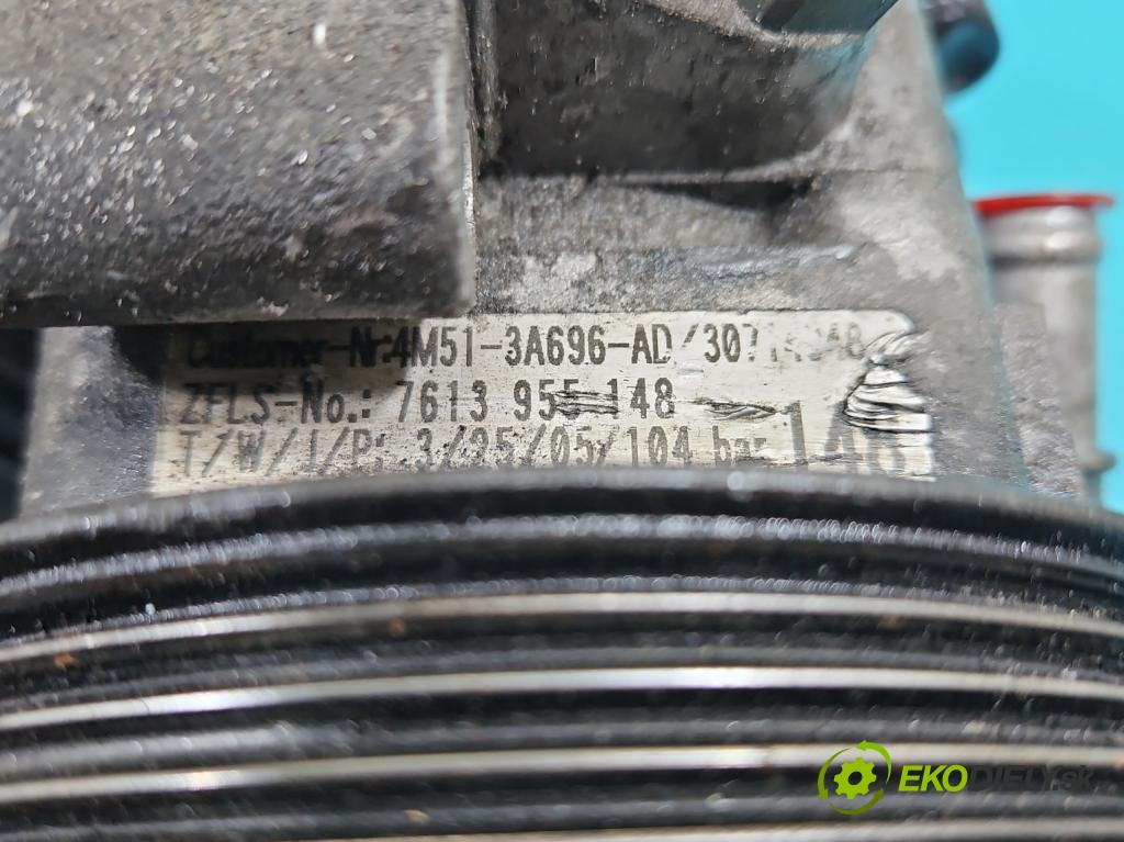 Ford C-Max I 2003-2010 1.6 16V (HXDA): 116 HP manual 85 kW 1596 cm3 5- čerpadlo posilovač 4M51-3A696-AD (Servočerpadlo, pumpa riadenia)