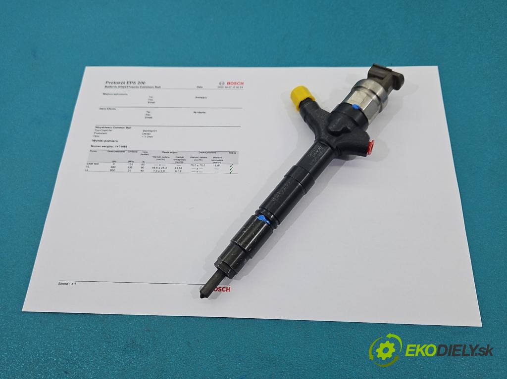 Toyota Avensis II T25 2003-2008 2.0 D4D 116 hp manual 85 kW 1995 cm3 5- vstřikovač 23670-0G010 (Vstřikovač paliva)