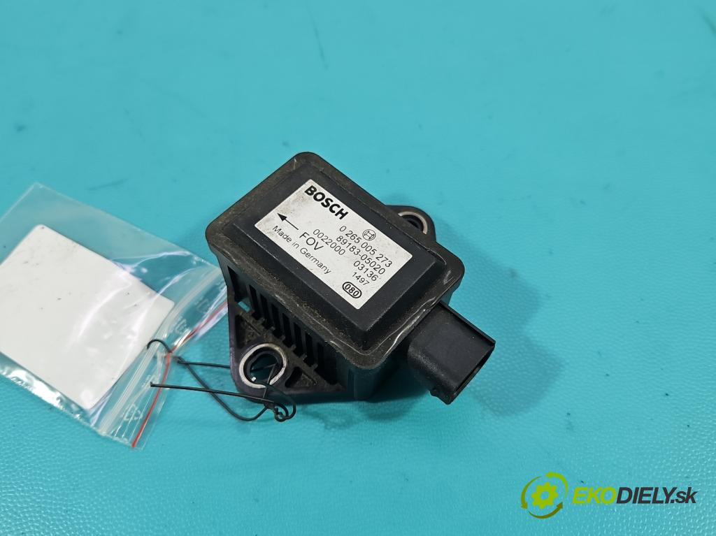 Toyota Avensis II T25 2003-2008 2.0 D4D 116 hp manual 85 kW 1995 cm3 5- snímač ESP 0265005273