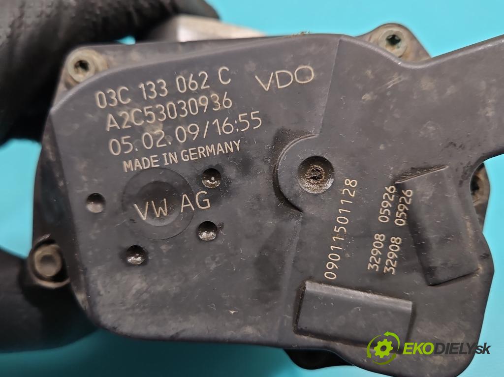 Vw Golf VI 2008-2013 1.4 TSI 122 HP manual 90 kW 1390 cm3 5- klapka 03C133062C (Škrtiaca klapka)