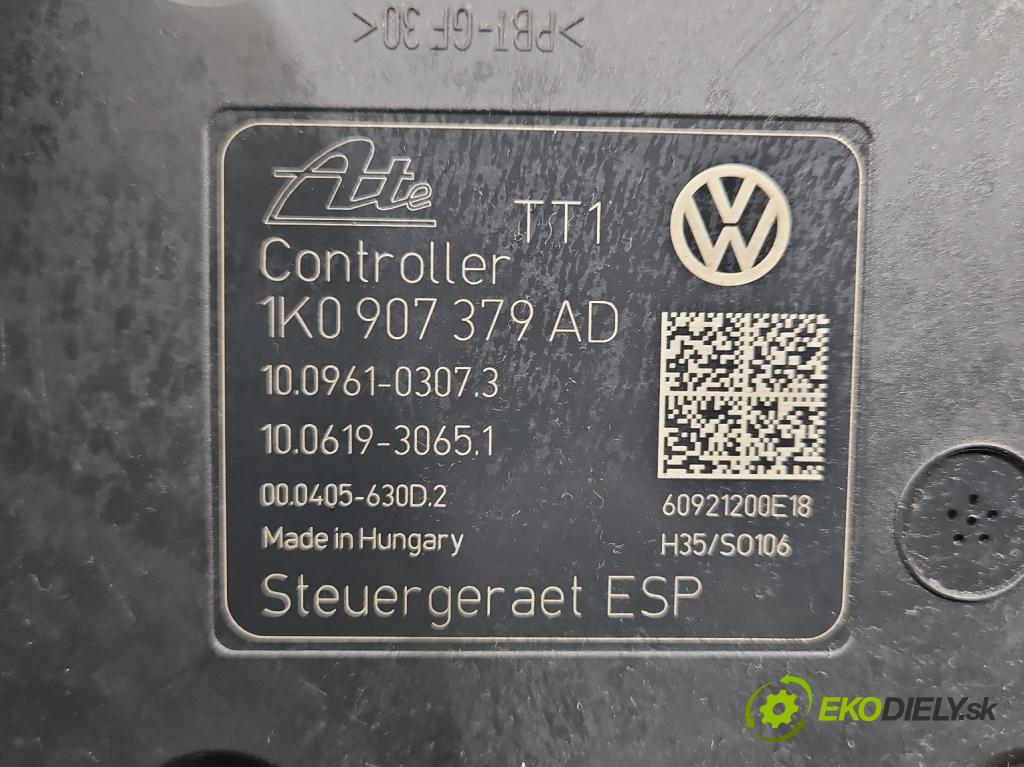 Vw Golf VI 2008-2013 1.4 TSI 122 HP manual 90 kW 1390 cm3 5- čerpadlo abs 1K0614517BD (Pumpa ABS)